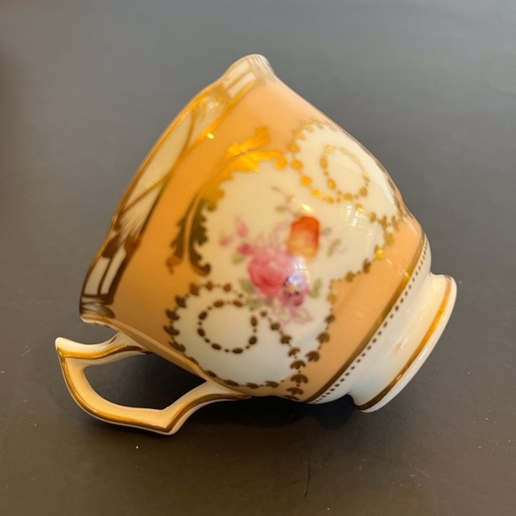 Set of Two Demitasse Cups and Saucers Crescent and Sons England - Picture 6 of 13